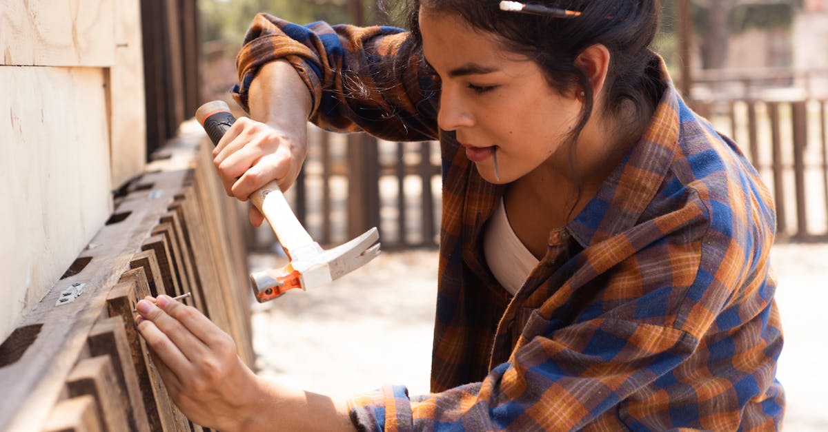 How do you fix an old wooden fence?